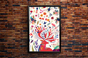 Flowers and Deer, an Animal Illustration by MoleskoStudio (Thumbnail 18 of 24)