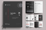 Conference Agenda Schedule Guide, a Brochure Template by MightyDesign (Thumbnail 1 of 6)