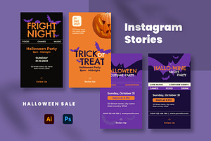 Halloween Sale Instagram Stories