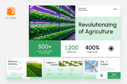 Agriculture Business Plan PowerPoint