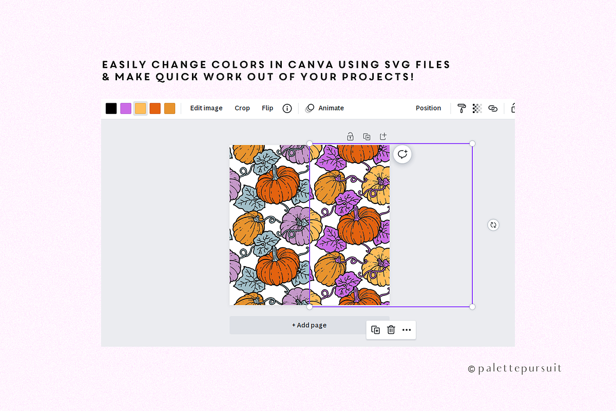 Pumpkin Patch vector pattern set, a Pattern Graphic by Palette Pursuit (Photo 3 of 11)