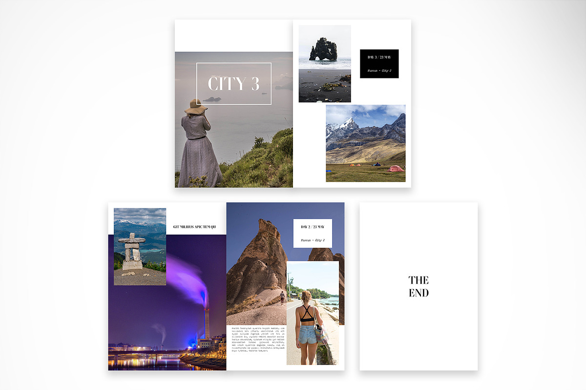 Travel Itinerary Brochure Template preview 4