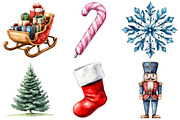 Vintage Drawing Christmas Clipart, an Illustration by Daily.Designs (Thumbnail 4 of 5)