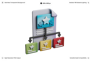 File Distribution System 3D, an Object 3D Model by Wencory