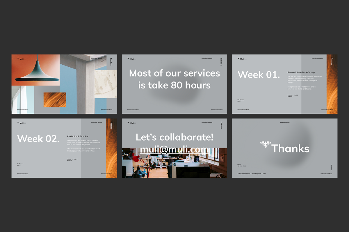 Muli - Minimalist Presentation, a Presentation Template by Biro AMDS (Photo 8 of 15)