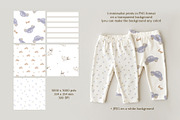 Minimal Baby Patterns Set + PNG, a Pattern Graphic by Eva Gentle (Thumbnail 4 of 7)