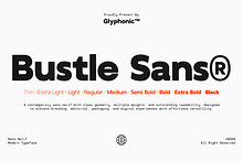 GC Bustle Sans – Variable Sans