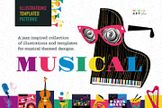 Musical Illustrations and Templates, an Illustration by Wingsart Studio (Thumbnail 1 of 9)