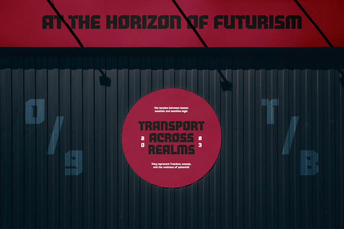 Octane – Bold Futuristic Font, a Sans Serif Font by Brand Earth (Photo 7 of 7)