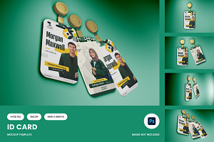ID Card Mockups Templates, a Product Mockup by productype1