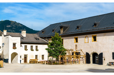Hohensalzburg Fortress in Salzburg, an Architecture Photo by Leonid Andronov