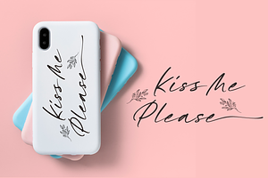 Kiss Me, A Chic Handwritten Font