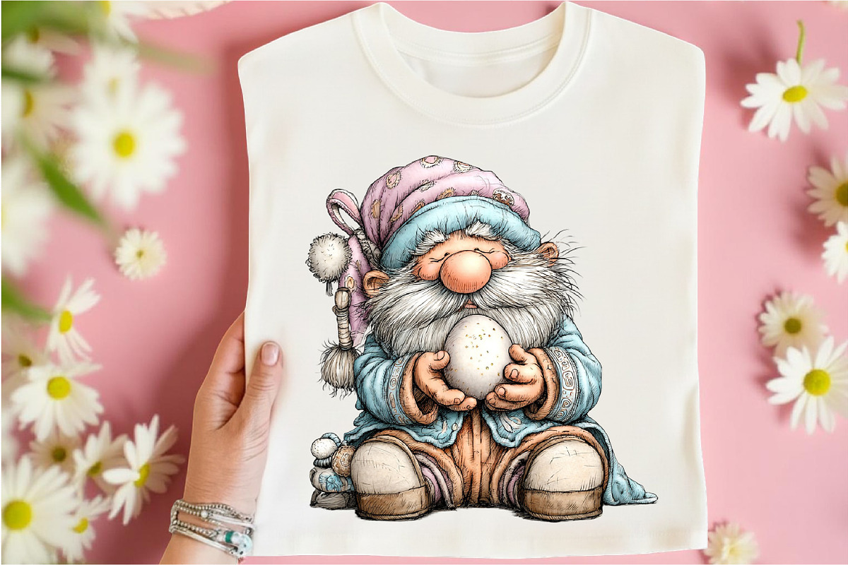 Cute Easter Gnomes Clipart, an Illustration by Libby Wishes (Photo 4 of 6)