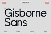 CS Gisborne Stamp, a Sans Serif Font by Craft Supply Co. (Thumbnail 1 of 8)