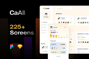 CaAll Dashboard & App UI Kit, an UI Kit Template by Creative Perspective (Thumbnail 1 of 8)