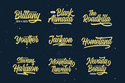 Hadnich - Modern Script, a Script Font by Arterfak Project (Thumbnail 10 of 16)