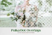 Polka Dot Translucent Photo Overlays, a Texture Graphic by Keikoya (Thumbnail 1 of 10)