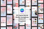 50 Animated Canva Instagram Stories, a Social Media Template by TheBrightGrap (Thumbnail 1 of 10)