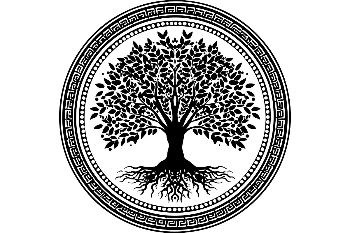Tree of Life Circle SVG Bundle, an Object Graphic by jahid234 (Photo 8 of 13)