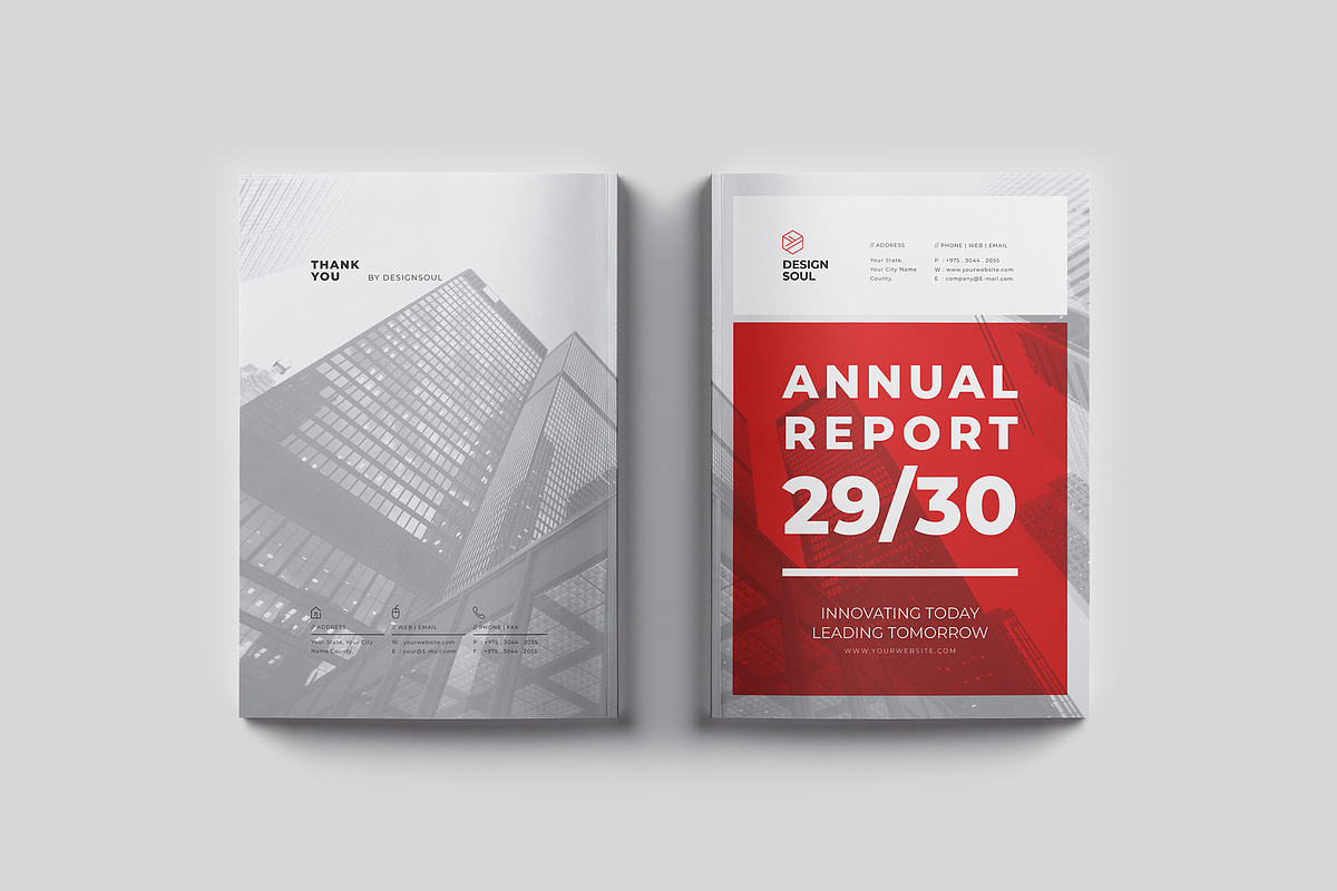 Annual Report Template, a Brochure Template by Designsoul14 (Photo 15 of 15)