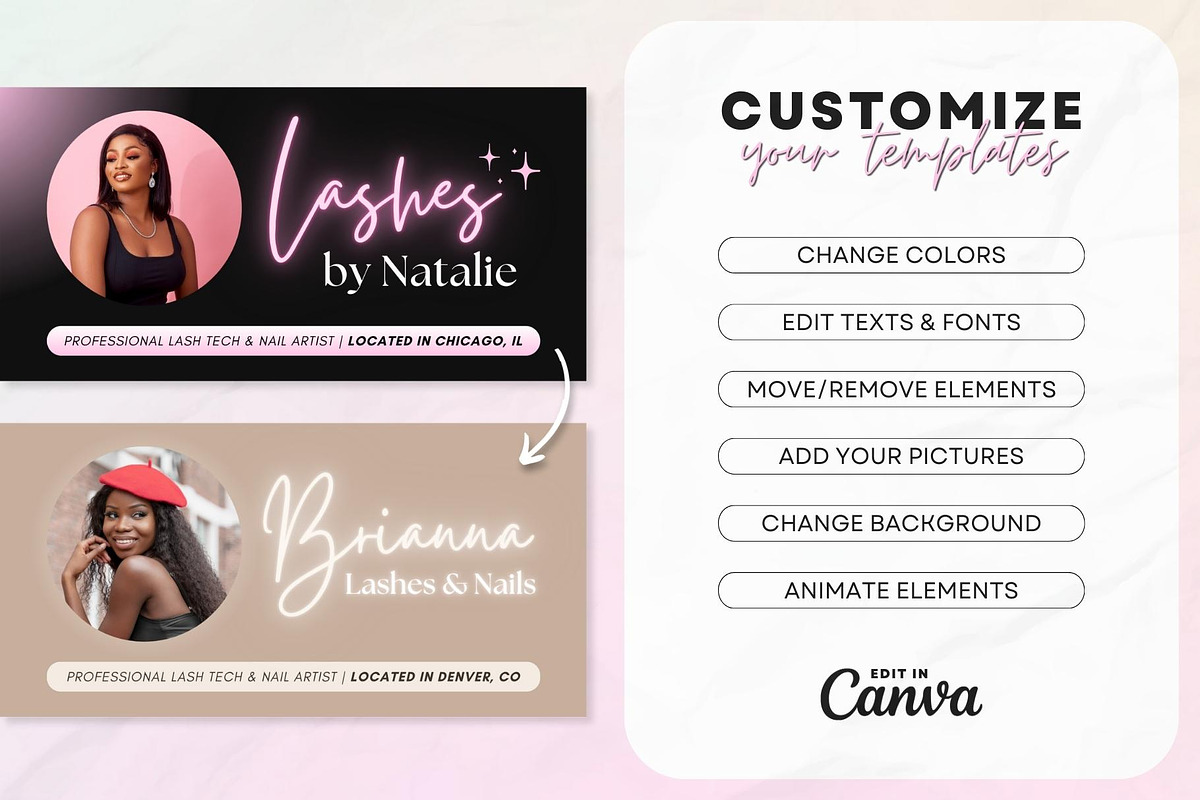 Lash Tech Acuity Scheduling • Canva, a Websites & App Template by OniriqveDesigns (Photo 4 of 8)