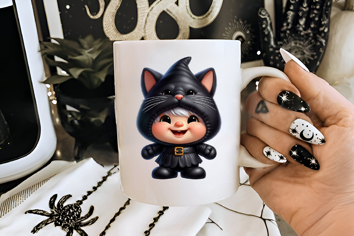 Halloween Cute Smiling Baby Gnome Su, an Illustration by RobertsArt (Photo 3 of 7)