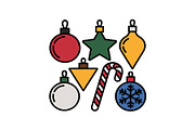 Colorful Christmas Ornament Pattern, a Graphic by yasushie (Thumbnail 12 of 16)