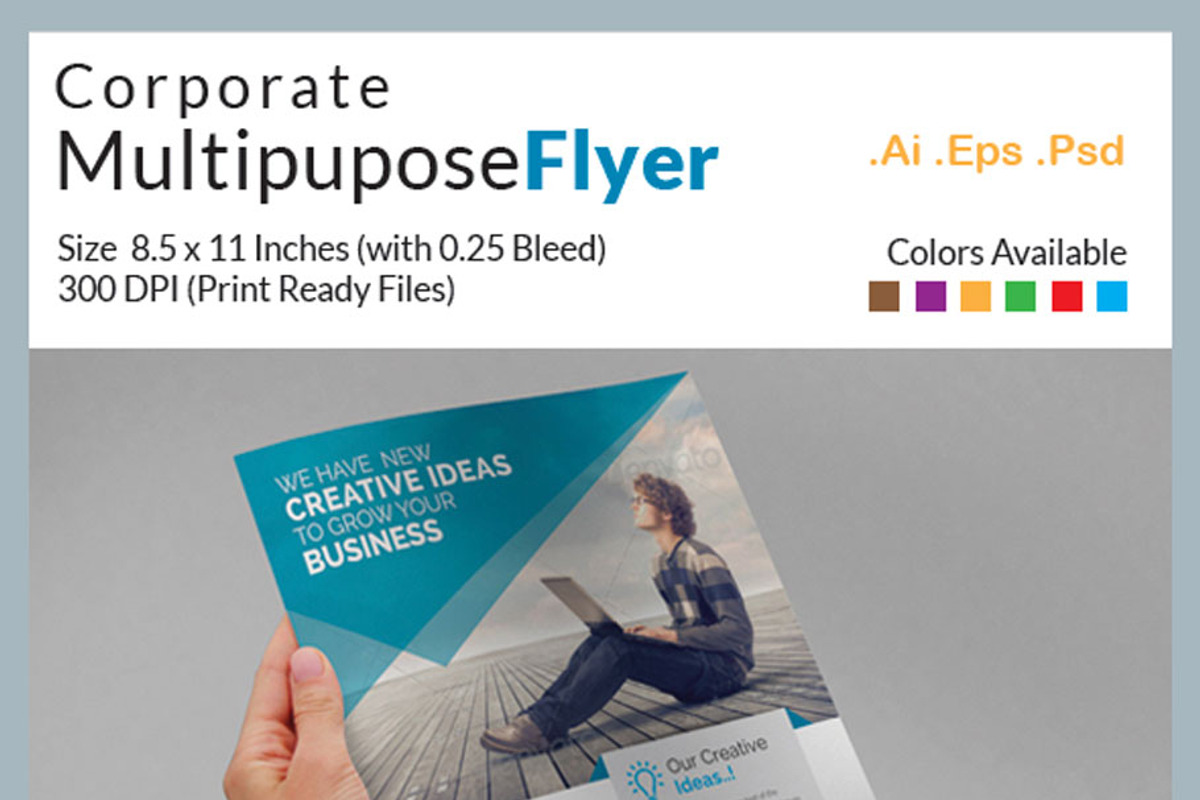 Corporate Flyer, a Flyer Template by RQ Designs (Photo 3 of 4)