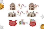 Santa Claus helpers. Christmas set, an Illustration by SleptArt (Thumbnail 4 of 8)