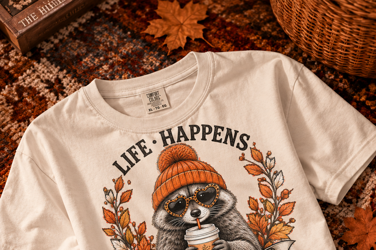 Fall Raccoon 16 PNG Cute Designs, an Animal Illustration by ElDesignState (Photo 17 of 21)