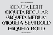 Chiqueta, a Sans Serif Font by zeenesia (Thumbnail 2 of 18)