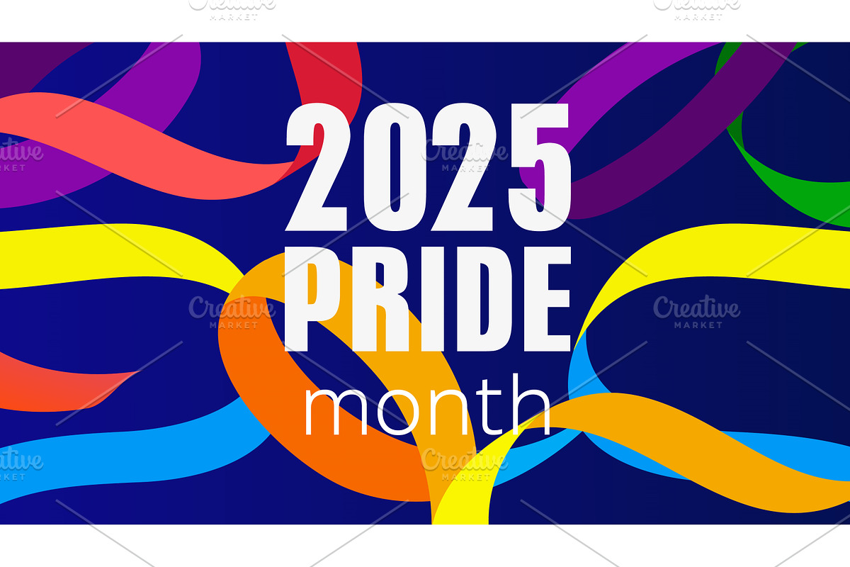 2025 Pride Month Banner Design, an Illustration by JeanBet
