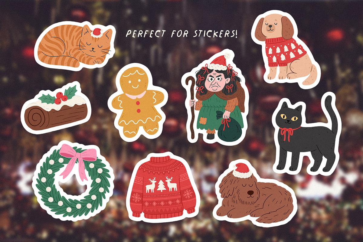 Yuletide Whimsy - PNG Illustrations, an Object Graphic by Dina Mae (Photo 9 of 17)