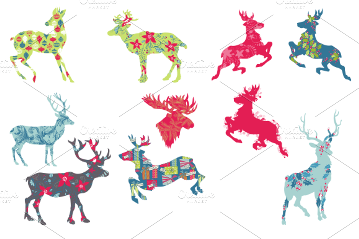 Christmas pack 155 elements, an Illustration by Anna Studio (Photo 4 of 5)