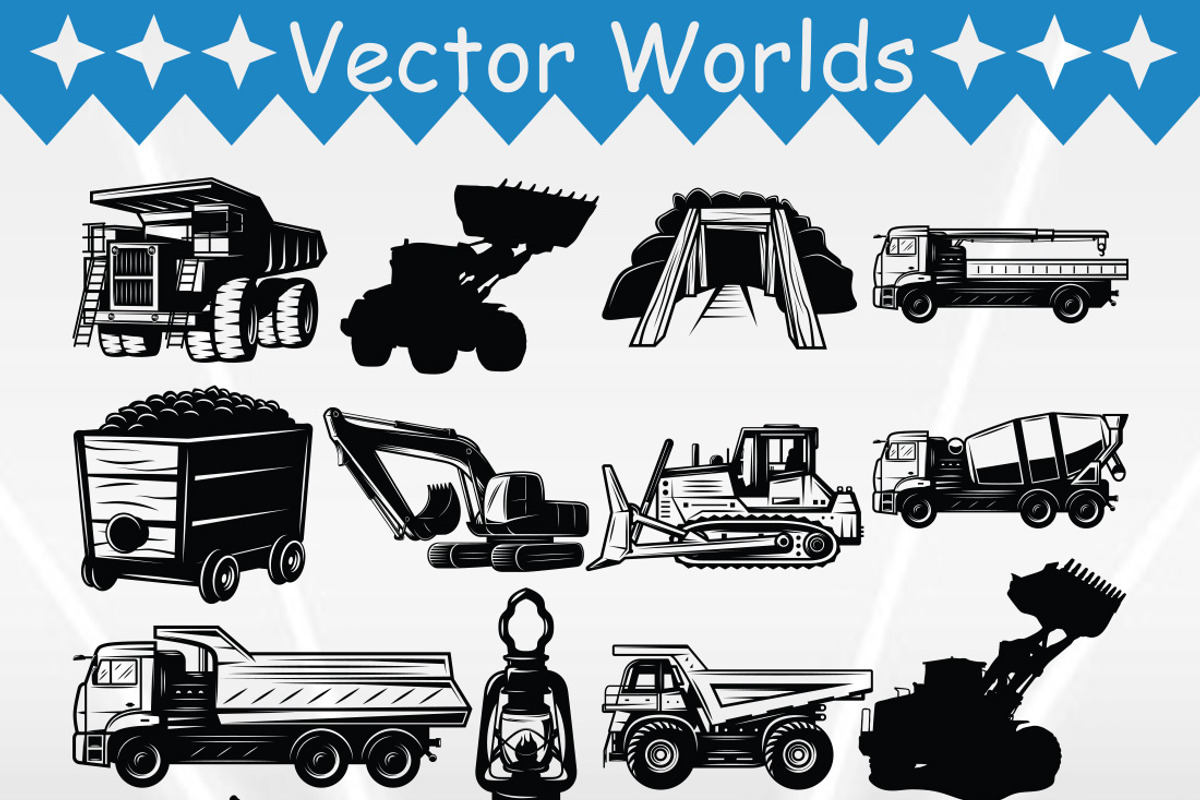 Mining Truck Svg, Mining, Truck Svg, an Object Graphic by VectorWorlds (Photo 3 of 3)
