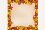 Set of maple tree leaves frames., a Decorative Illustration by belander (Thumbnail 3 of 8)