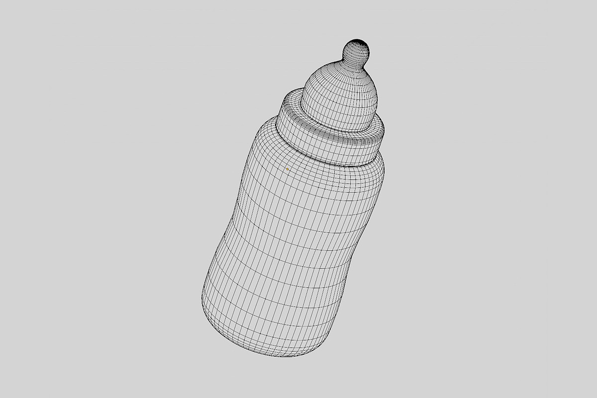 Pacifier bottle, an Object 3D Model by fahad121 (Photo 5 of 8)