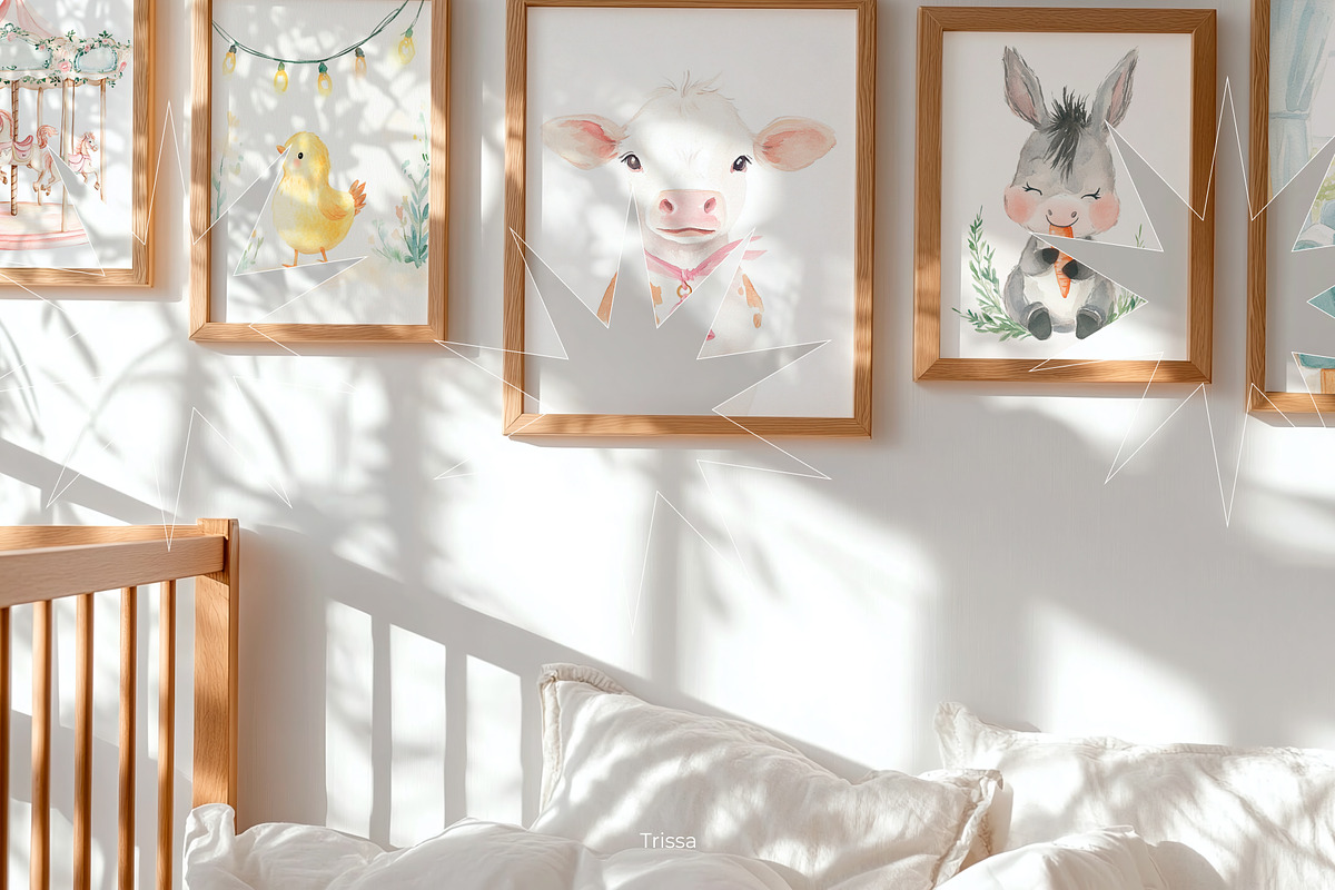 Nursery. — 14 Frame mockup, a Household Mockup by Trissa (Photo 4 of 7)