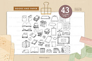 Doodle Drawing Books Paper, an Illustration by NDesigns (Thumbnail 2 of 3)