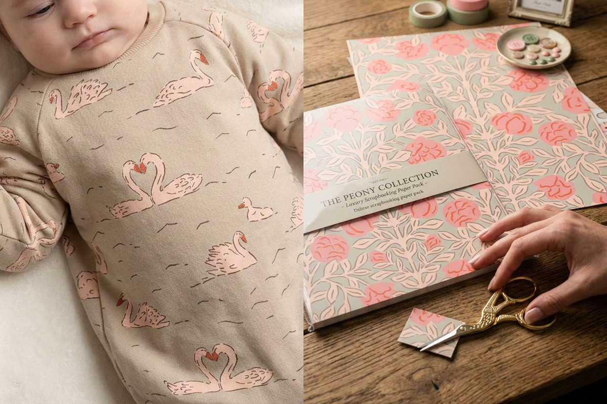 Renaissance Romance Patterns & Fonts, a Pattern Graphic by Liz Kohler Brown (Photo 8 of 11)