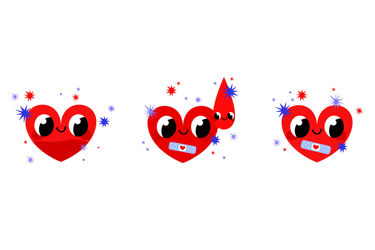 Blood Donation Heart Clipart, a Healthcare Illustration by the_myro (Photo 3 of 6)