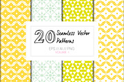 Seamless Vector Geometric Patterns, an Object Graphic by TSTUDIO (Thumbnail 3 of 8)