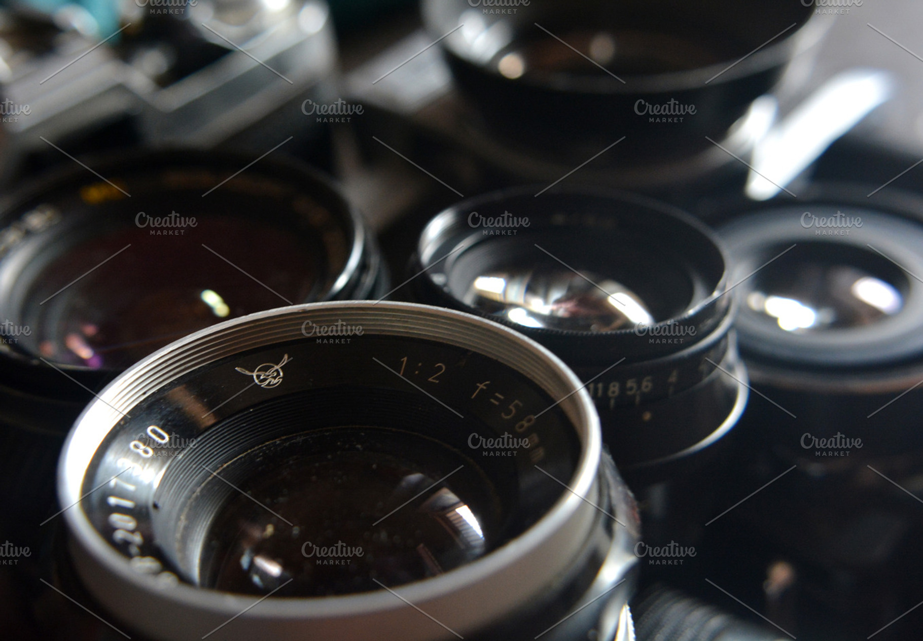 Vintage Camera Lenses, a Technology Photo by K_Srinivas