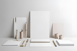 Stationery Clean modern still life, a School & Education Photo by ComfortQ