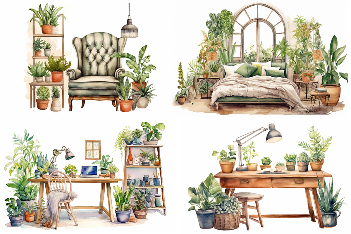 Cozy Home Interior, a Decorative Illustration by artsy-fartsy (Photo 6 of 7)