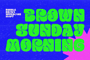 Bubble Brown Typeface, a Symbol Font by alit design (Thumbnail 7 of 23)