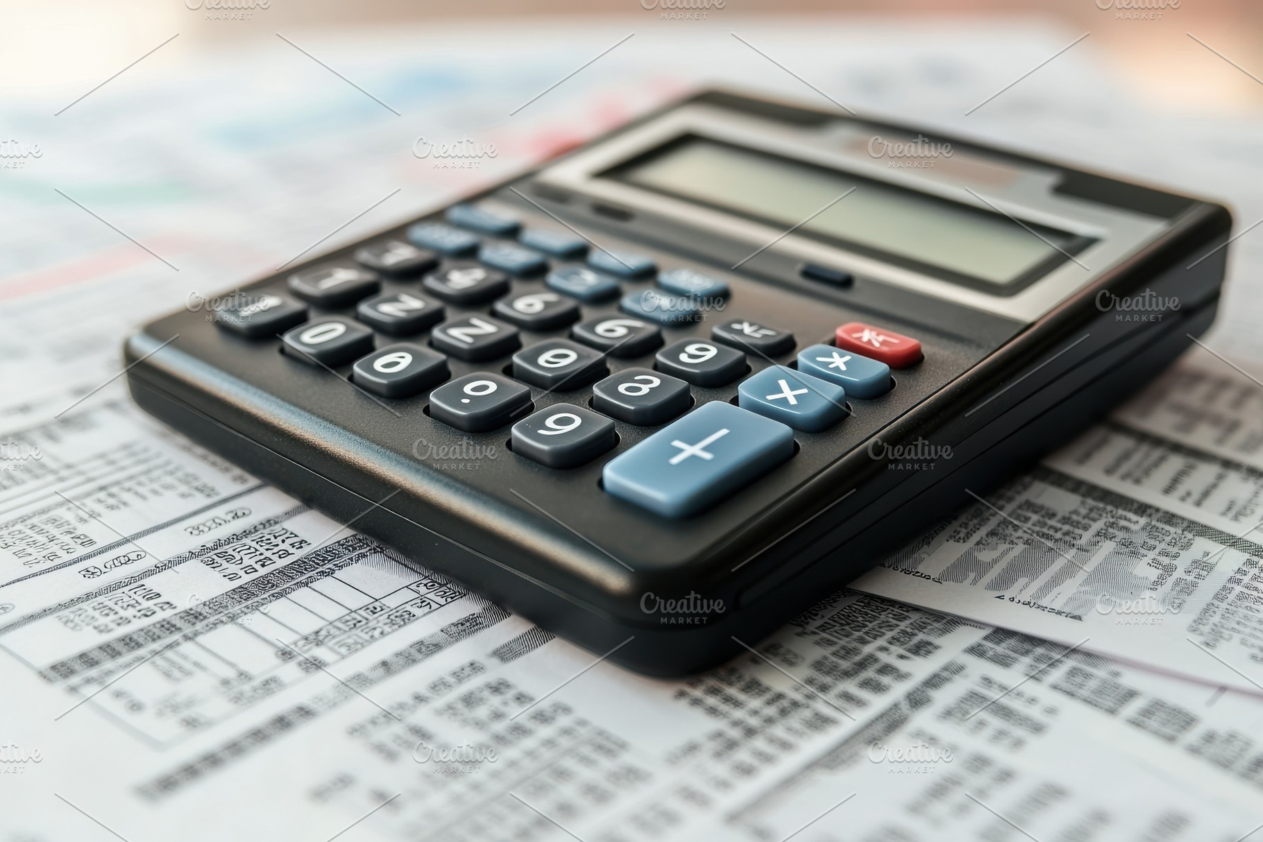 Calculator on Bills Financial Calcul, a Background Photo by Pixeness ...
