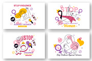 6 Stop Violence Against Women, a Person Illustration by denayunebgt (Thumbnail 2 of 3)