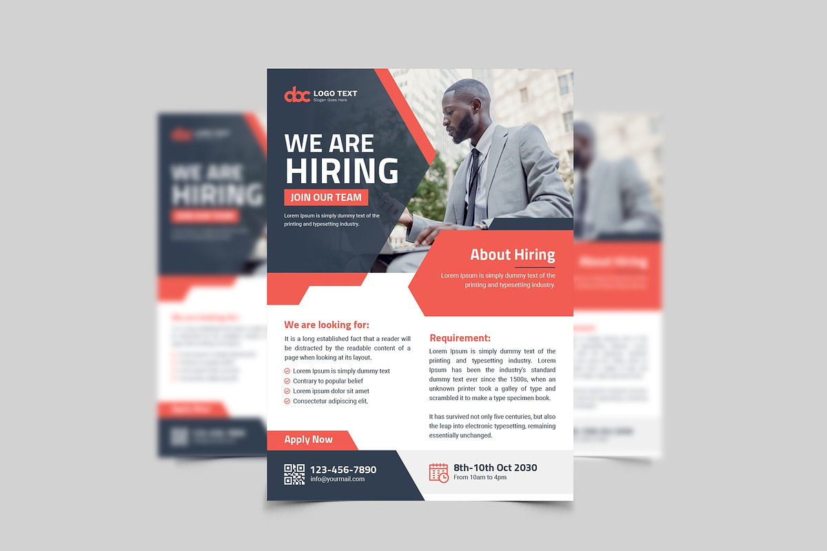 We Are Hiring Flyer Template, a Flyer Template by zahidhossainalif (Photo 2 of 4)