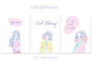 Girls & Flowers, an Object Graphic by Anastasia (Thumbnail 2 of 13)